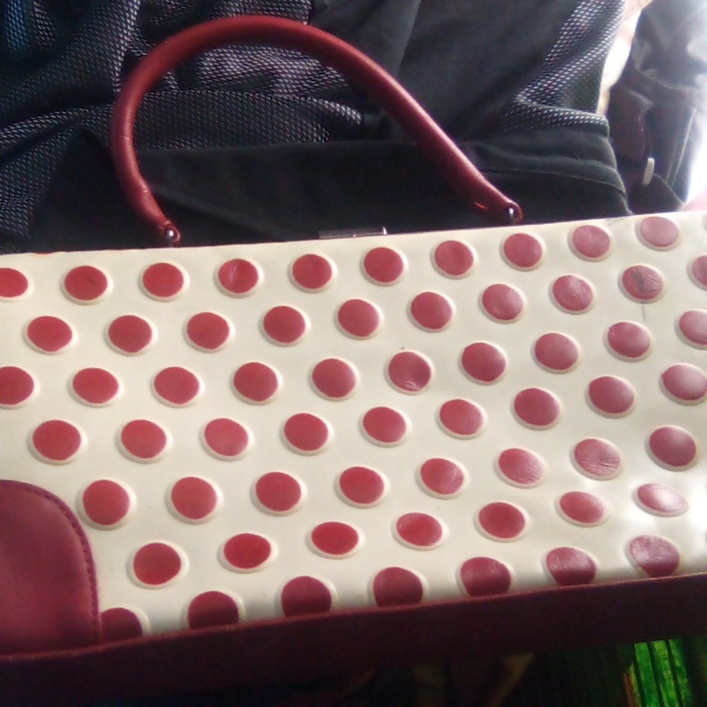 Latico polka dot purse